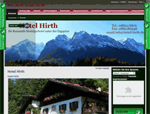 Tablet Screenshot of hotel-hirth.de